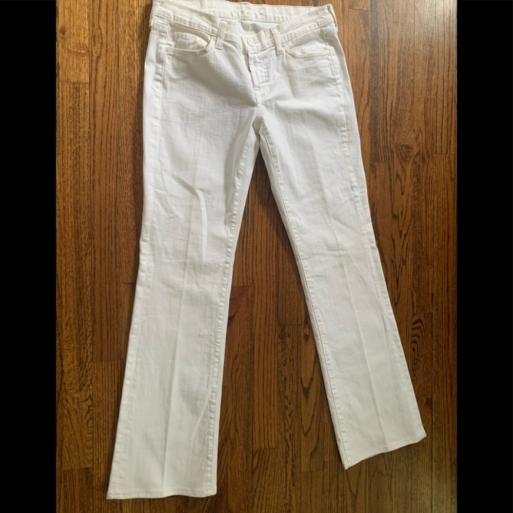 Designer White party jeans perfect for all year